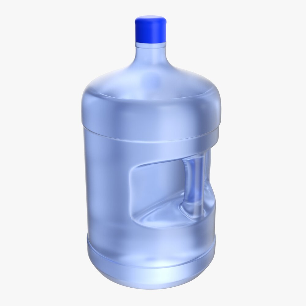 Large Drinking Water Bottle 3D 모델 