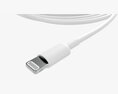 Lightning To USB Cable White Modèle 3d