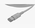 Lightning To USB Cable White 3D модель