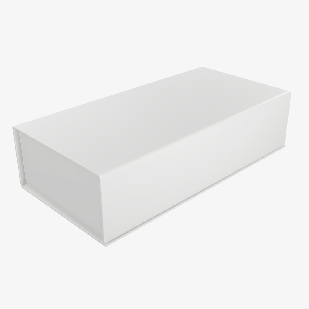 Magnetic Paper Gift Box 01 3D 모델 