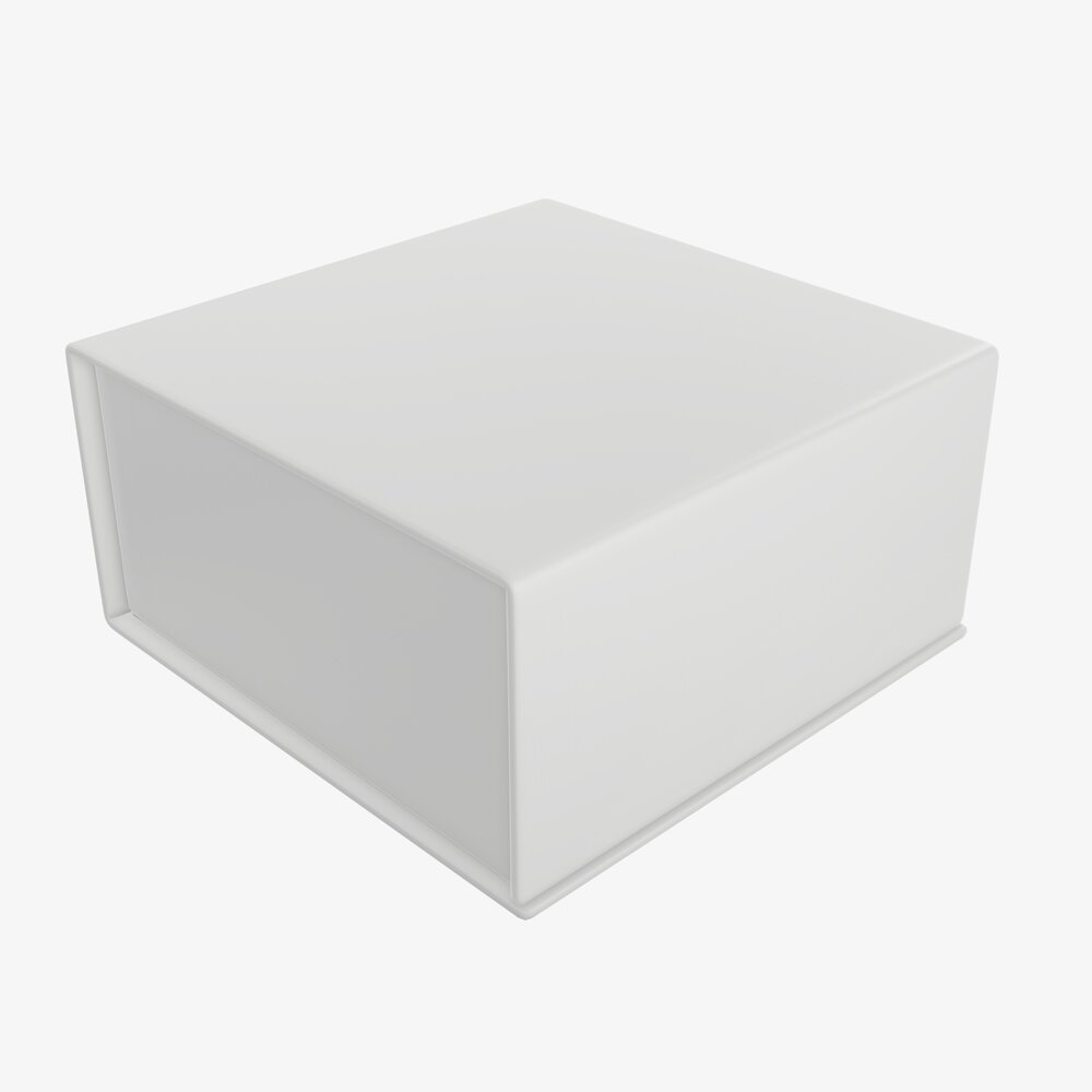 Magnetic Paper Gift Box 02 3d model
