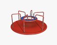 Merry-go-rounds Carousel 01 3D-Modell