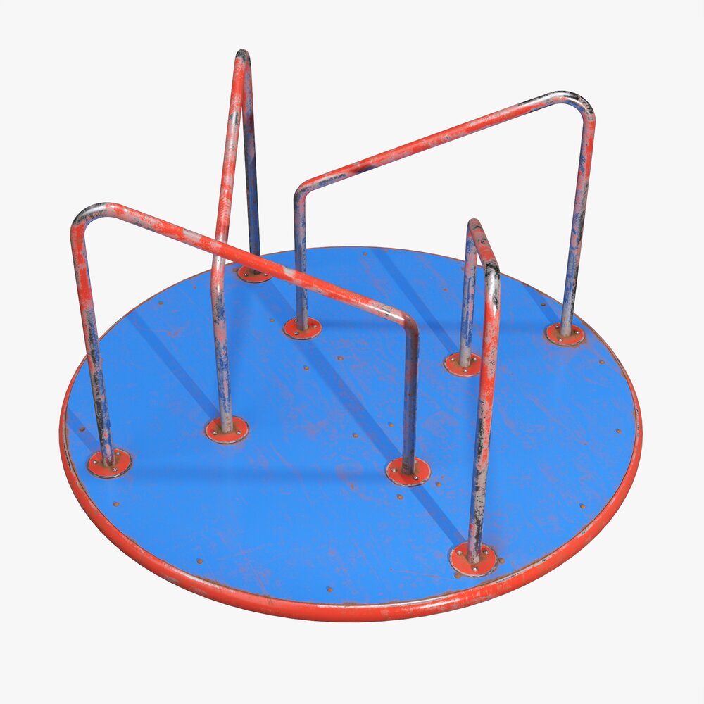 Merry-go-rounds Carousel 02 Modello 3D