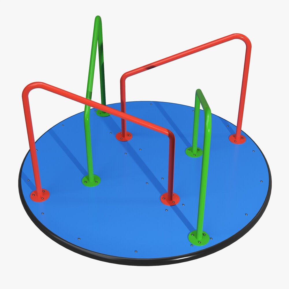Merry-go-rounds Carousel 04 3D-Modell