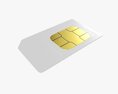 Mobile SIM Card 02 3Dモデル