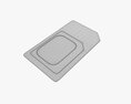 Mobile SIM Card 02 3Dモデル