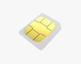 Mobile SIM Card 03 3D 모델 