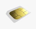 Mobile SIM Card 03 3D模型