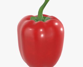 Pepper Bell Red 3D-Modell