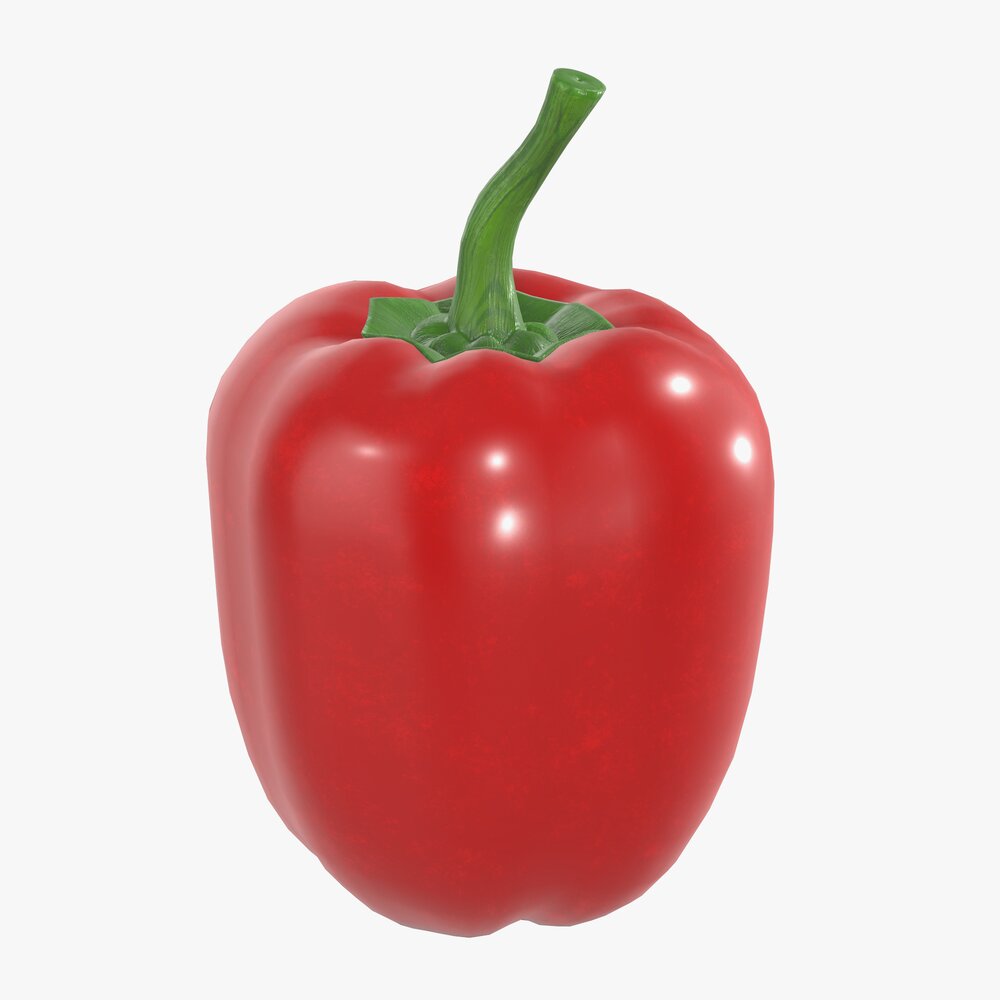 Pepper Bell Red 3D модель