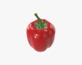 Pepper Bell Red 3D 모델 