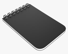 Notebook With Spiral 04 3D模型