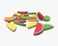 Color Fruit Jelly Candies 3D模型