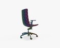 Office Chair With High Back 3D модель