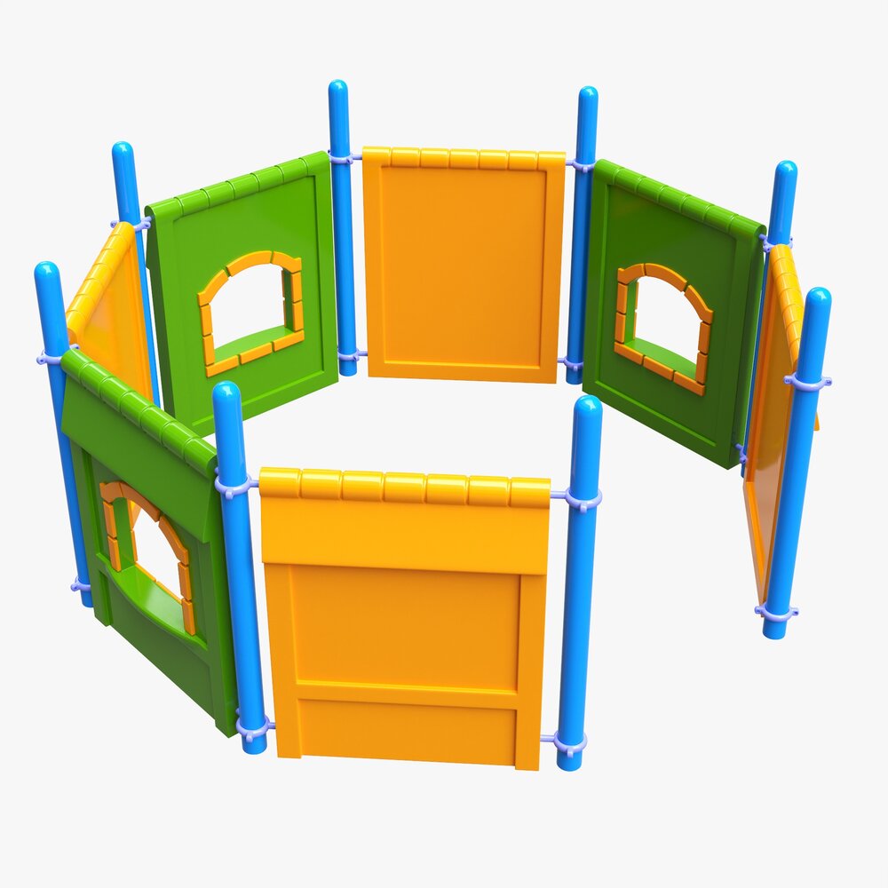 Outdoor Kids Playground 01 3D 모델 