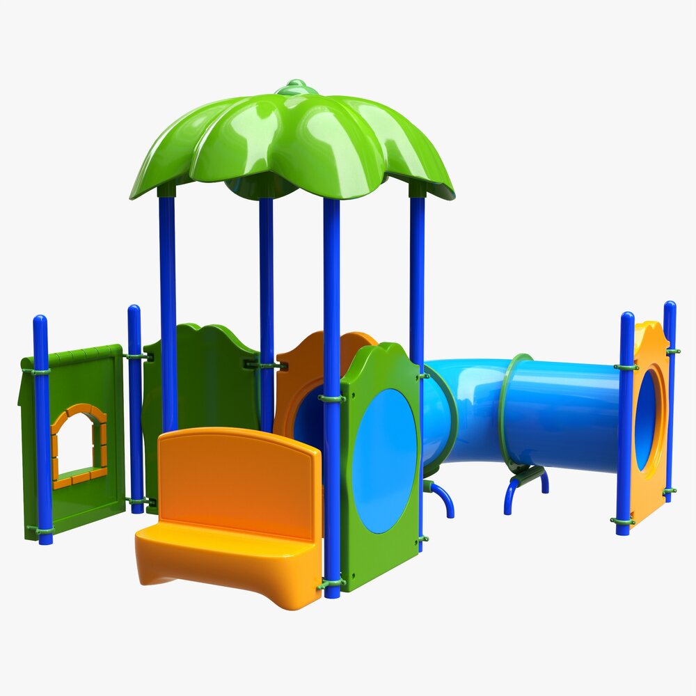 Outdoor Kids Playground 02 3D model