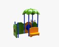 Outdoor Kids Playground 02 3D 모델 
