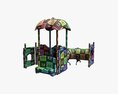 Outdoor Kids Playground 02 3D 모델 