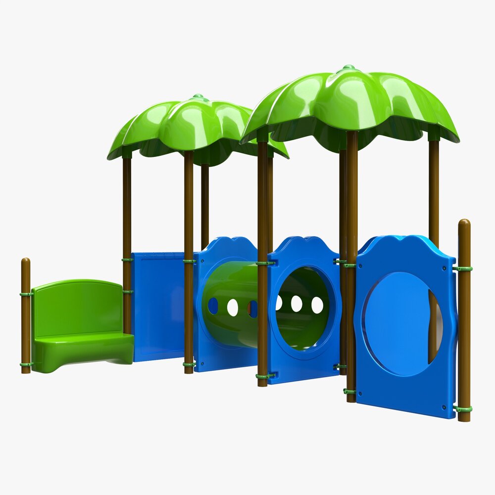 Outdoor Kids Playground 03 3D 모델 