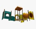 Outdoor Kids Playground 04 3D 모델 