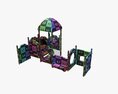 Outdoor Kids Playground 04 3D модель