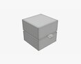 Paper Gift Box With Strap Mockup 02 3D модель