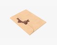 Paper Gift Envelope With Bow Mockup 3D模型