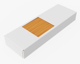 Pasta Spaghetti In Carboard Box 02 3Dモデル