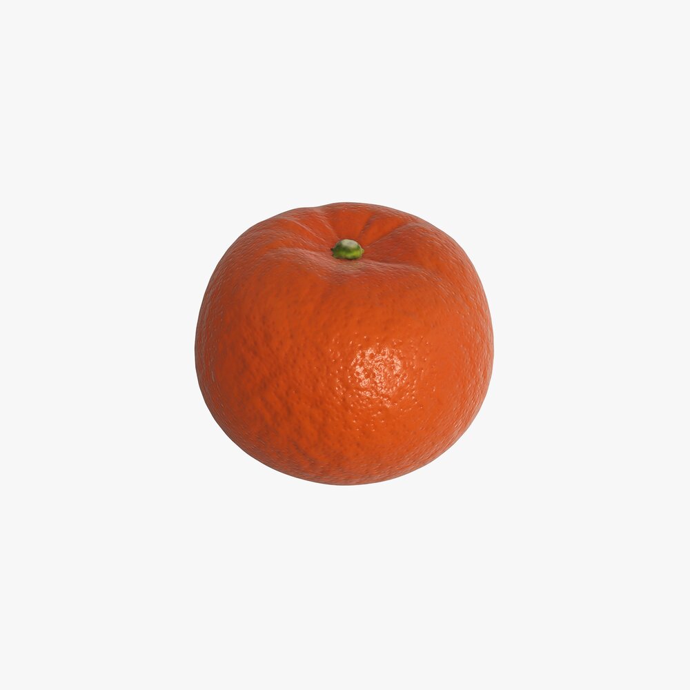 Mandarin Whole Modello 3D