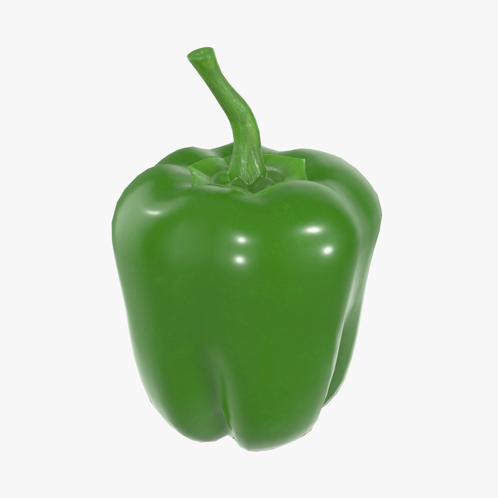 Pepper Bell Green Modelo 3d