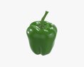 Pepper Bell Green 3Dモデル