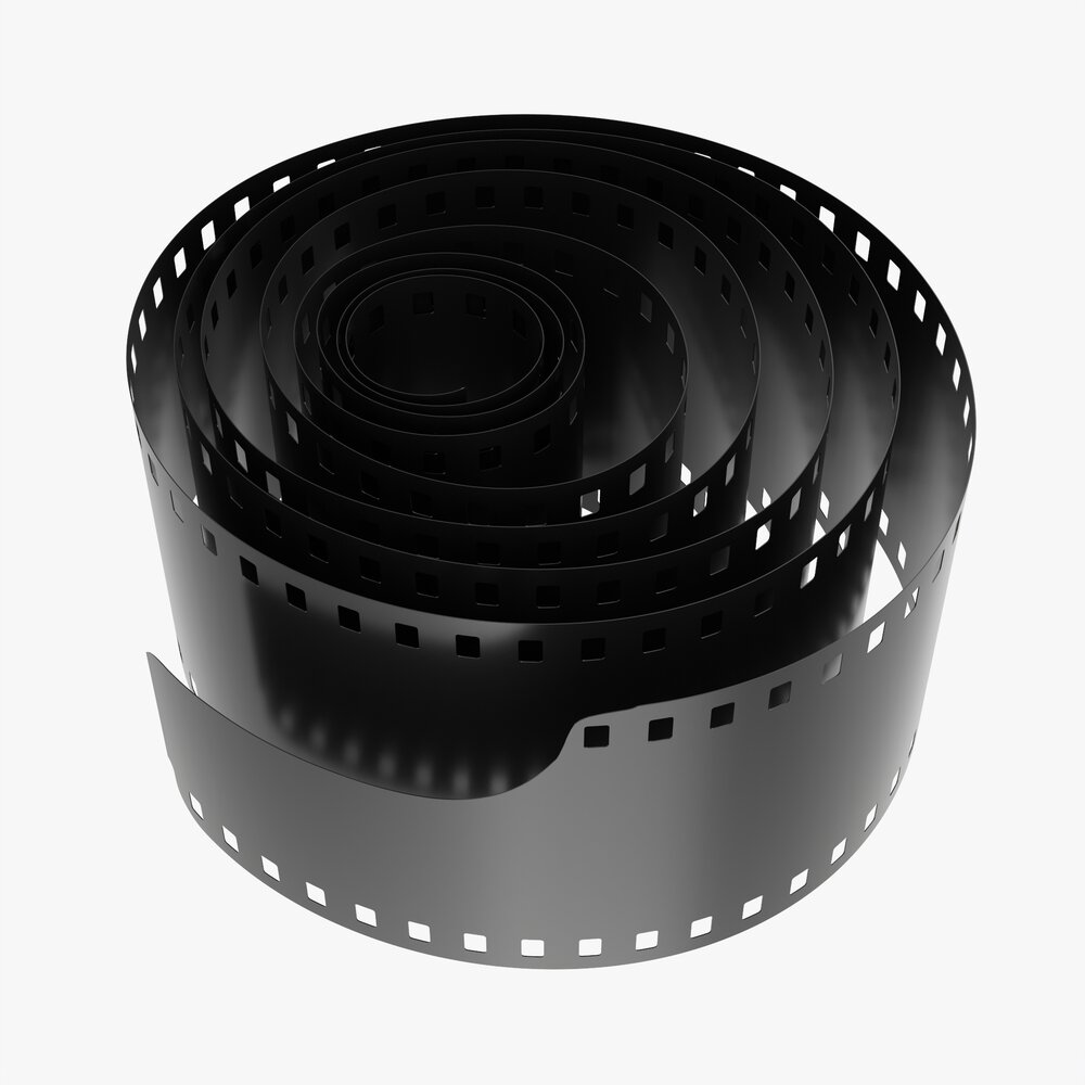 Photographic Film Roll 3D model