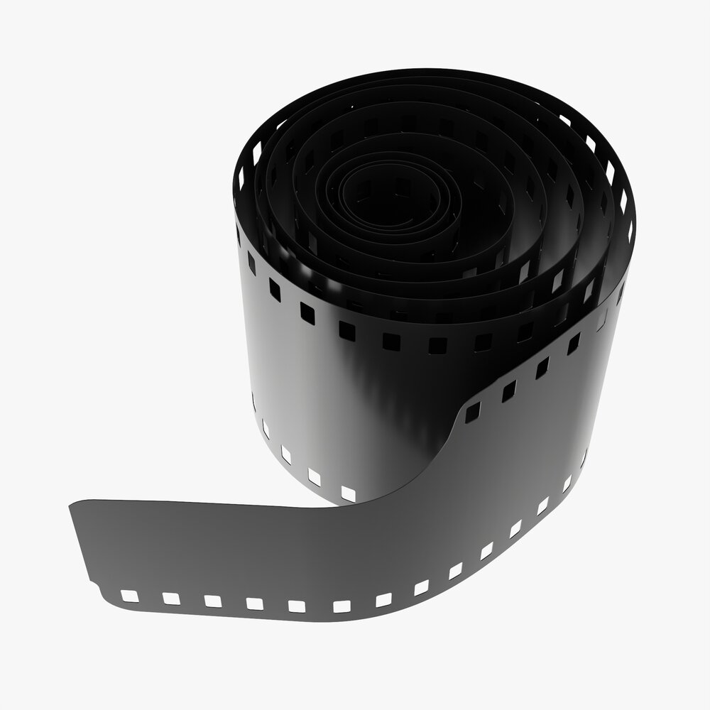 Photographic Film Roll Small 3D model