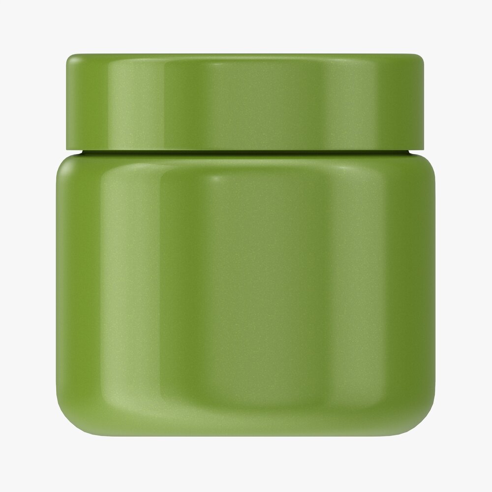 Plastic Jar For Mockup 02 3Dモデル