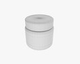 Plastic Jar For Mockup 02 3D модель