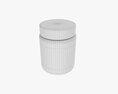 Plastic Jar For Mockup 03 Modèle 3d