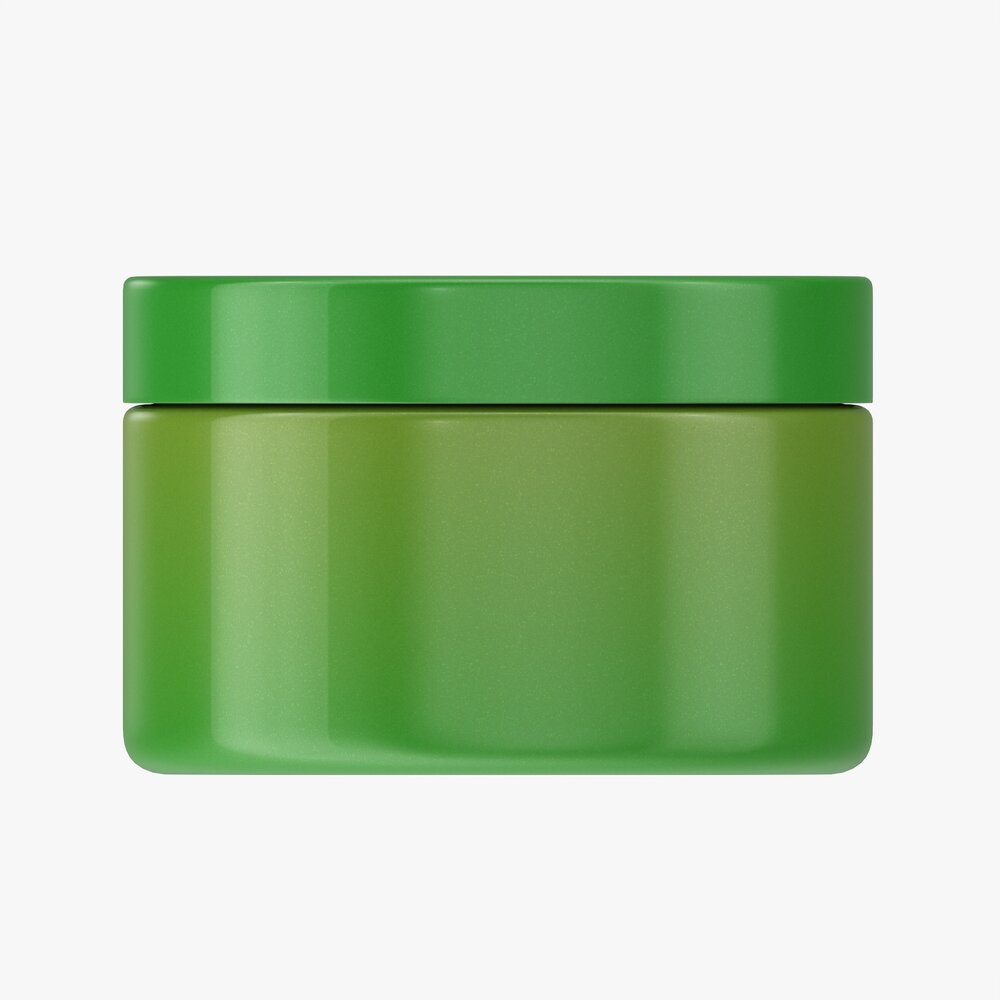 Plastic Jar For Mockup 04 Modelo 3D