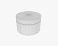 Plastic Jar For Mockup 04 3D 모델 