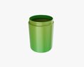 Plastic Jar For Mockup 06 3D модель