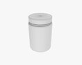 Plastic Jar For Mockup 12 3D 모델 