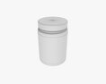 Plastic Jar For Mockup 15 3D 모델 