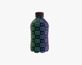Plastic Water Bottle Mockup 01 3d model