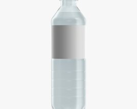 Plastic Water Bottle Mockup 09 3D модель