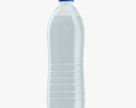 Plastic Water Bottle Mockup 10 3D 모델 