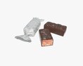 Blank Food Candy Chocolate Plastic Package Wrap Mock Up 03 3D-Modell