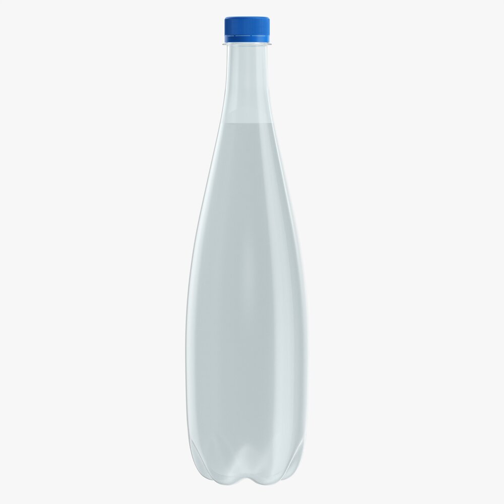 Plastic Water Bottle Mockup 13 3D-Modell