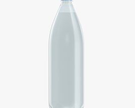 Plastic Water Bottle Mockup 14 Modello 3D