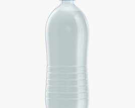 Plastic Water Bottle Mockup 17 3D model