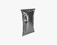 Potato Chips Large Package With Folds Mockup 3D 모델 