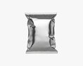 Potato Chips Medium Package With Folds 01 Mockup Modello 3D